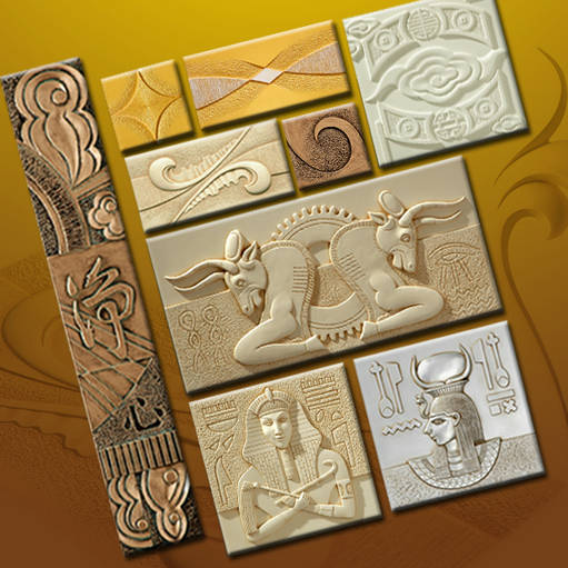 组合浮雕壁饰板